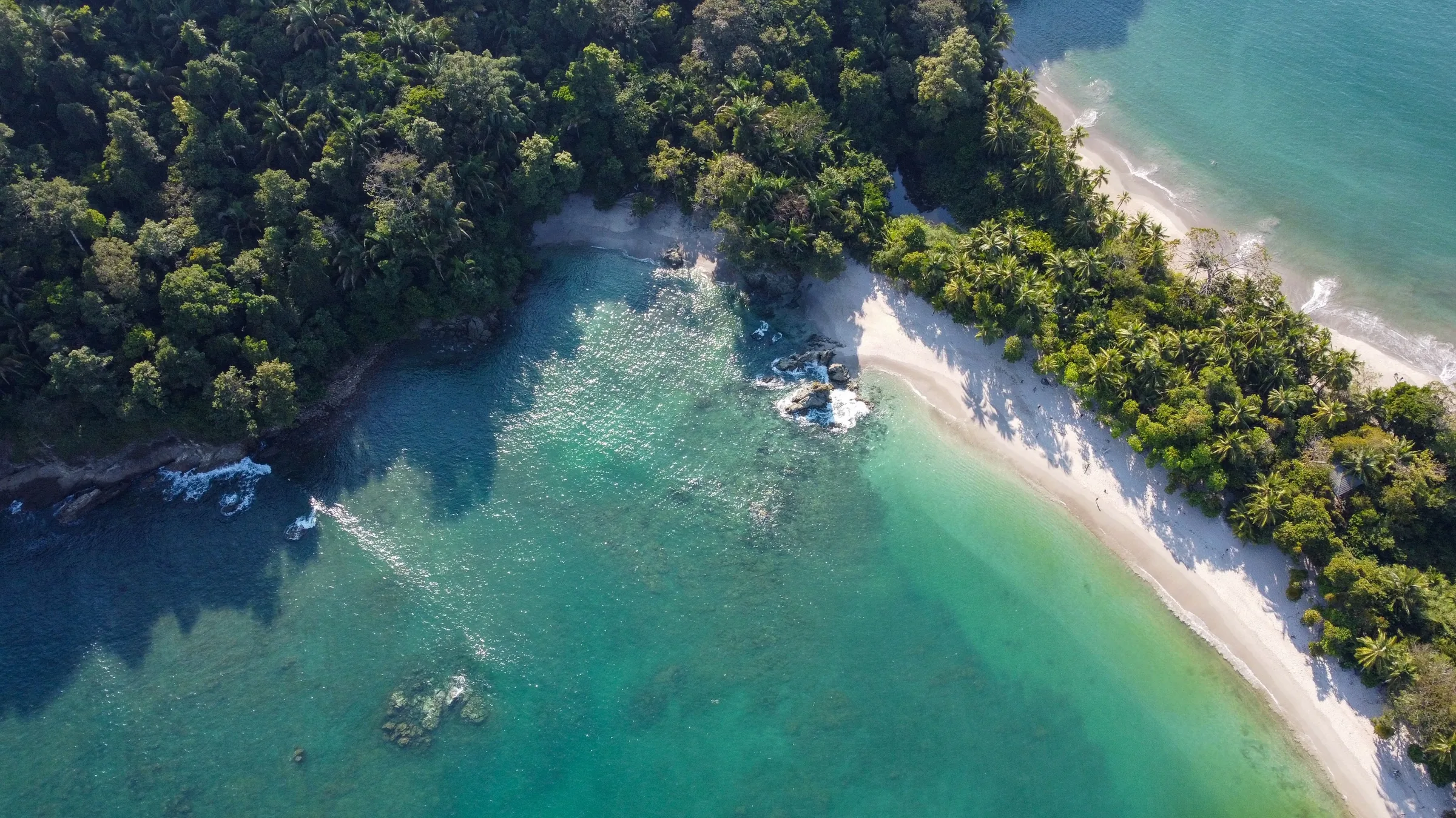 Selva tropical y playas del Pacífico en Manuel Antonio, Costa Rica