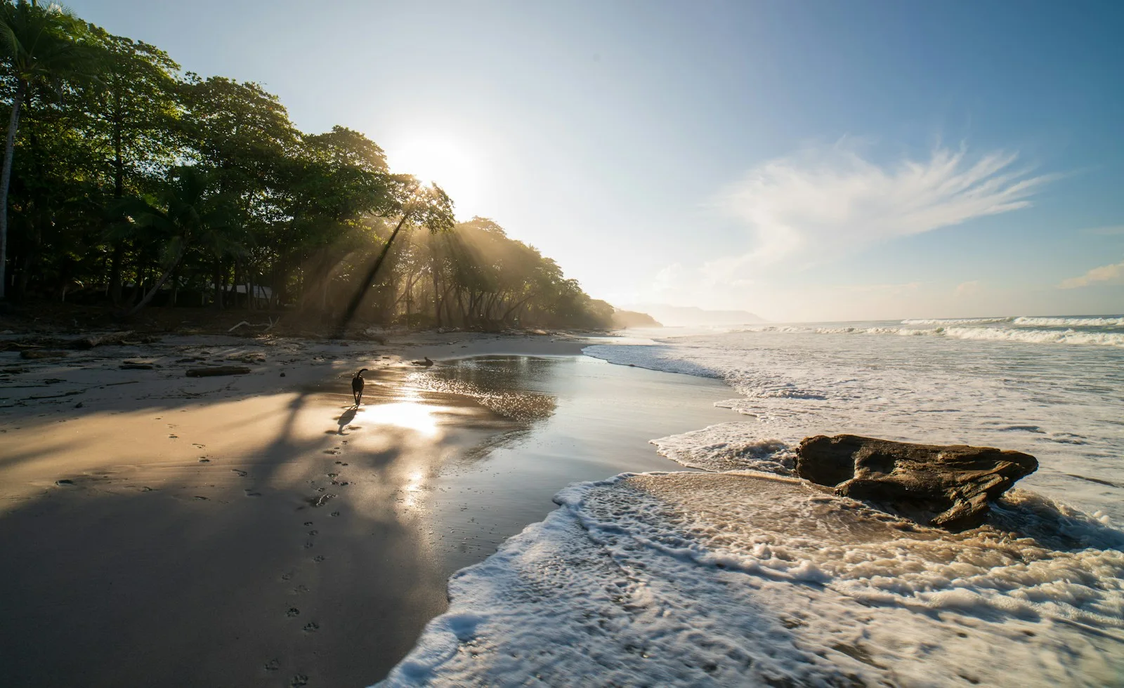 Playa Santa Teresa en la península de Nicoya